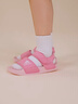 阿迪達斯（adidas）兒童涼鞋夏季男女大小童沙灘鞋  IH3634粉/白  曬單實(shí)拍圖