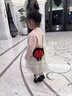G.DUCKKIDS童裝女童套裝春秋季兒童衣服女小童秋裝連衣裙套裝女孩開(kāi)衫兩件套 綠色毛衣+連衣裙 90 尺碼1~2歲【 80-90cm】cm 曬單實(shí)拍圖