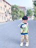 G.DUCKKIDS男童春秋裝套裝2024年新款洋氣嬰兒童三件套1寶寶3春秋季帥氣衣服 綠領(lǐng)口 90 cm 曬單實(shí)拍圖