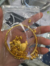 周六福  黃金轉(zhuǎn)運珠女款葫蘆兄弟5D硬金童真編織手繩 定價 1.45g 曬單實拍圖