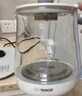 天際（TONZE）全自動(dòng)免看管 1.8L養生壺 花茶壺 辦公室小型 家用智能多功能泡茶燒水壺 煮茶器高硼硅玻璃 分體 白色 1.8L 曬單實(shí)拍圖