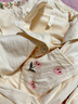 貓人月子服孕婦睡衣純棉春秋季孕期專用待產(chǎn)后哺乳睡衣女士家居服套裝 1-杏色小花【抗菌防螨 親膚舒適】 XL 【推薦體重120-140斤】 曬單實(shí)拍圖