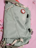幻鯊ins日系原宿復古工裝斜挎包女韓國學(xué)生大容量郵差包男單肩背包潮 草綠色【帶胖云朵掛件】 曬單實(shí)拍圖