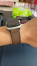 炫戴適用蘋(píng)果手表S8表帶s10真皮Apple iwatch S11磁吸折疊扣ultra2高級感S9布藝潮流個(gè)性SE3代 強力磁吸·折疊金屬扣·瘋馬紋防汗底皮-深咖 44/45/46/49表盤(pán)4~11代 曬單實(shí)拍圖
