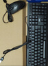 AOC KM160鍵盤鼠標(biāo)套裝 有線鍵鼠套裝 全尺寸商務(wù)辦公 防潑濺 筆記本電腦鍵盤 黑色 曬單實(shí)拍圖