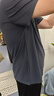 羅蒙（ROMON）POLO領(lǐng)短袖T恤衫男商務(wù)休閑動感珠地防曬冰感無痕吸濕上衣 灰 2XL 曬單實拍圖