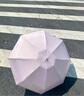太陽(yáng)傘小巧女遮陽(yáng)防曬迷你彩膠五折傘晴雨兩用雨傘口袋便攜膠囊傘 烏梅子醬-紫粉【8骨圓五折】 手動(dòng) 曬單實(shí)拍圖
