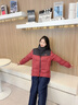 鴨鴨（YAYA）時空道宇系列羽絨服男女同款2025新款情侶立領(lǐng)羽絨面包服S 青光黑色 L (175) 【適合130-150斤】 曬單實拍圖