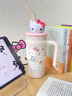 LIKE BB三麗鷗hellokitty保溫杯子大容量吸管水杯女生高顏值可愛冰霸禮物 凱蒂貓-700ml【316控溫-保溫/保冷】 送杯刷+DIY 曬單實拍圖