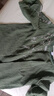 中年媽媽夏裝棉麻刺繡上衣女士夏季高端亞麻小衫苧麻女裝短袖T恤 M-307綠色 M 建議85-105斤 曬單實(shí)拍圖