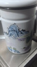敏程600ml帶茶漏過(guò)濾加厚泡茶葉搪瓷缸辦公室泡茶杯 9cm山水【帶過(guò)濾網(wǎng)約700ml】 曬單實(shí)拍圖