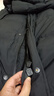 鴨鴨（YAYA）王一博同款冰殼零下20度羽絨服男女長款過膝極寒加厚保暖東北外套 青光黑【王一博力薦】 XL 180/96A 曬單實(shí)拍圖