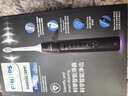 飛利浦（PHILIPS）Sonicare電動(dòng)牙刷鉆石3系pro6730升級(jí)款控副刷毛擺振X禮物送男友女友官方旗艦禮物 量子黑 HX5282/01 曬單實(shí)拍圖