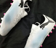 彪馬（PUMA）MG短釘貼合耐穿訓練足球鞋男人造草坪釘鞋FUTURE7 107725 白-黑色-粉-01 43 曬單實(shí)拍圖