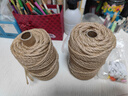 壽禾麻繩捆綁園藝裝飾貓抓板 麻繩5mm約50米(配膠水/花邊/扣子/小花) 曬單實(shí)拍圖