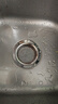 世家（MR.SIGA）廚房水槽過(guò)濾網(wǎng)帶提手不銹鋼水池下水道網(wǎng)兜洗菜盆碗池殘渣過(guò)濾器 不銹鋼廚房瀝水籃【一體成型孔】 曬單實(shí)拍圖