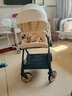 怡戈（Ekobebe）嬰兒推車怡可貝貝新生兒寶寶護(hù)脊高景觀避震輕便坐躺雙向折疊睡籃 推車+睡籃【米色系列】 曬單實(shí)拍圖