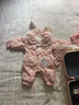 蘭咖小熊（Lan Ka xiao xiong）初生嬰兒衣服禮盒新生的兒見(jiàn)面禮盒嬰兒禮物滿(mǎn)月禮冬季送禮高檔女 茉莉公主的后花園H款禮盒 73cm （6-9個(gè)月寶寶） 曬單實(shí)拍圖