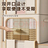 登比布藝收納箱衣服棉被整理箱玩具衣物儲物箱百納箱 米色66L2只裝 曬單實(shí)拍圖