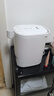 美的（Midea）電熱水瓶燒水壺保溫一體機 玻璃內膽無(wú)異味 智能恒溫 精準調溫控溫 沖奶神器 5L大容量50E-10G 曬單實(shí)拍圖