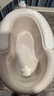 世紀寶貝（babyhood）嬰兒洗屁屁神器 寶寶坐浴盆洗屁股盆 兒童洗PP盆加厚PVC墊 130咖 曬單實(shí)拍圖
