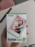 富士（FUJIFILM）instax迷你拍立得相機專(zhuān)用3寸拍立得相紙適用mini7+/7c/7s/11/40/90/99/evo/12/41/25/70等型號 20張白邊相紙+貼紙*1+相冊隨機*3 曬單實(shí)拍圖