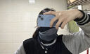Jeep脖套男冬季加絨男士護頸巾小圍脖女兩用圍巾騎行護脖子保暖套防風(fēng) 橘紅條紋 均碼 曬單實(shí)拍圖