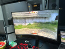 三星（SAMSUNG）37英寸 G75F 165Hz 4K 1000R 曲面 HDR600 護眼 水平旋轉升降 玄龍騎士電競顯示器 LS37FG756ECXXF 曬單實(shí)拍圖