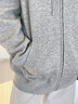名創(chuàng  )優(yōu)品（MINISO）套裝男春秋一整套高質(zhì)感穿搭衣服青少年純色休閑開(kāi)衫連帽衛衣褲子 【休閑套裝】麻灰(純色)+灰褲 L 175(體重120-140斤) 曬單實(shí)拍圖