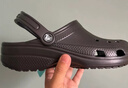 卡駱馳（crocs）Classic clog經(jīng)典洞洞鞋沙灘鞋男女鞋檀健次同款 跟高2cm黑色39 曬單實拍圖