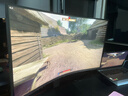 三星（SAMSUNG）37英寸 G75F 165Hz 4K 1000R 曲面 HDR600 護眼 水平旋轉升降 玄龍騎士電競顯示器 LS37FG756ECXXF 曬單實(shí)拍圖
