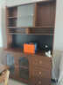 天府家逸胡桃色復古風(fēng)餐邊柜靠墻一體家用廚房客廳酒柜現代簡(jiǎn)約置物架櫥柜 100*40*190餐邊柜 包安裝 曬單實(shí)拍圖