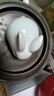 聚御瓷 青瓷玉兔茶寵擺件 茶桌擺件裝飾擺件茶具擺件工藝品茶室茶臺配件 青瓷小玉兔 曬單實(shí)拍圖