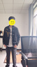 安初夏新中式男士訂婚衣服套裝DK立領(lǐng)中山裝金竹刺繡成人禮服西裝班服 黑色西服金竹+白襯衫+黑色西褲 S 曬單實(shí)拍圖