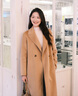 皮爾卡丹（pierre cardin）黑色雙面羊絨大衣女中長(zhǎng)款2025年新款冬季高端西裝領(lǐng)顯瘦毛呢外套 綺麗咖 S 曬單實(shí)拍圖