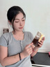 富光玻璃杯便攜高顏值帶蓋過濾泡茶杯 牛奶白330ML（送杯刷） 曬單實(shí)拍圖