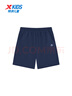 特步（XTEP）童裝男童褲子短褲夏季新款小童薄款速干中褲運動(dòng)褲夏裝 深奧藍【9043】 160 cm 曬單實(shí)拍圖
