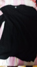 南極人（Nanjiren）長(zhǎng)袖t恤男打底衫純色內(nèi)搭上衣打底圓領(lǐng)寬松純棉長(zhǎng)袖男士黑色XL 曬單實(shí)拍圖