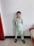 G.DUCKKIDS小黃鴨兒童睡衣秋冬裝三層夾棉加厚寶寶中大童家居服男童女童保暖 三層夾棉綠 130 【衣標】建議115-125cm【38-46斤 曬單實(shí)拍圖