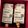 周大生（CHOW TAI SENG）周大生黃金吊墜女足金多巴胺小熊送女友生日禮物 巧克力奶熊1.6g 曬單實拍圖