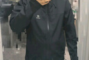KAILAS凱樂(lè )石M8 IC軟殼外套男加絨保暖防靜電透氣彈力防風(fēng)連帽外套秋冬 玄青黑 M 曬單實(shí)拍圖