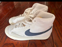 耐克NIKE板鞋高幫女經(jīng)典BLAZER MID '77運動(dòng)鞋DV7006-201橄欖綠39 曬單實(shí)拍圖