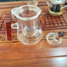 瑜品佳泡茶壺玻璃家用茶水杯辦公室茶水分離杯泡茶器帶過(guò)濾電陶爐煮茶壺 福袋透明單壺 500ml 曬單實(shí)拍圖