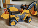 活石（LIVING STONES）兒童電動(dòng)車(chē)挖掘機可坐大人可挖土2-9歲汽車(chē)可駕駛遙控玩具車(chē)男孩 全電動(dòng)【電動(dòng)挖臂+音樂(lè )燈+禮包】 大型挖土機1-3歲寶寶小孩電動(dòng)車(chē) 曬單實(shí)拍圖