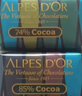 愛(ài)普詩(shī)（Alpes d'Or）瑞士 98%黑巧克力80g 高膳食纖維 中秋 生日禮物 教師節(jié) 成毅代言 曬單實(shí)拍圖
