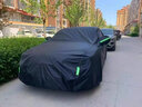 保時(shí)捷卡宴瑪坎帕拉梅拉博斯特專(zhuān)用車(chē)衣車(chē)罩防冰雹防曬罩車(chē)套全罩 優(yōu)質(zhì)牛津布 經(jīng)典黑 大卡宴 曬單實(shí)拍圖