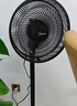 美的（Midea）【超級單品】七葉輕音立式電風(fēng)扇家用柔風(fēng)落地扇臺式桌面小型風(fēng)扇大風(fēng)量節能搖頭宿舍電扇 SAF30AB 曬單實(shí)拍圖