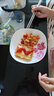 不二寶貝 兒童牛肉午餐肉火腿腸搭兒童寶寶嬰兒幼兒零食早餐120g 曬單實(shí)拍圖