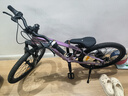 京東京造22英寸青少年兒童自行車(chē) 學(xué)生山地車(chē)7速禧瑪諾碟剎生日禮物霞光紫 曬單實(shí)拍圖