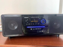 UKYK德國柏林之聲新款桌面臺式一體DVD/CD機組合藍牙音響臥室客廳收音機音箱家庭ktv高音質(zhì)家用k歌音響 PA350升級款+無(wú)線(xiàn)話(huà)筒套裝+K歌盒子 曬單實(shí)拍圖